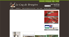 Desktop Screenshot of lecoqdebruyere.com