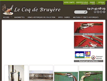 Tablet Screenshot of lecoqdebruyere.com